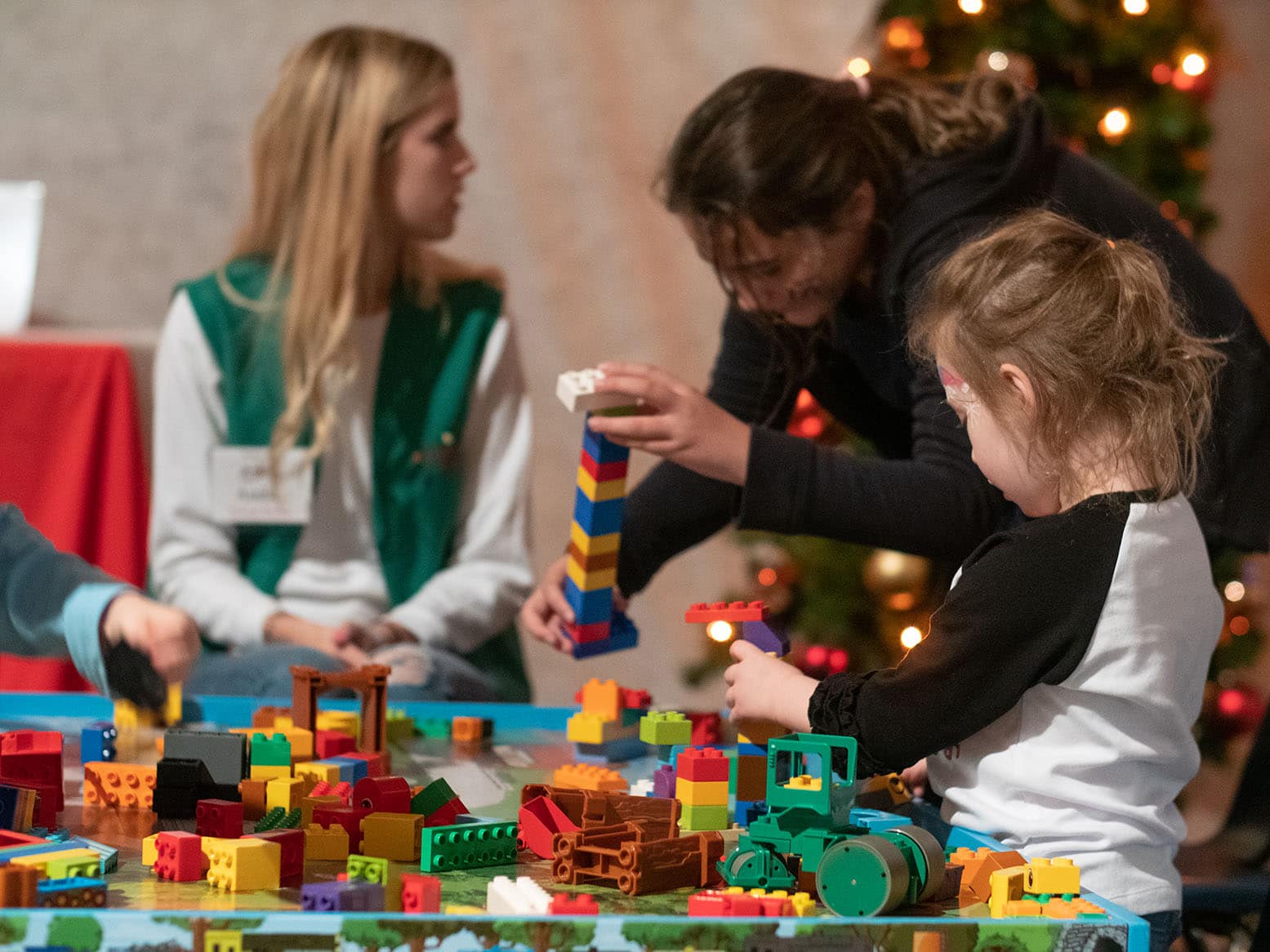 Children enjoying KidZone activities